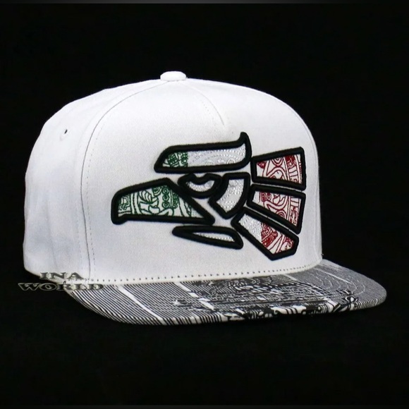 MEXICAN MEXICO Hat Hecho En Mexico Eagle Aguila Snapback Flat Bill Baseball Cap - Picture 5 of 8